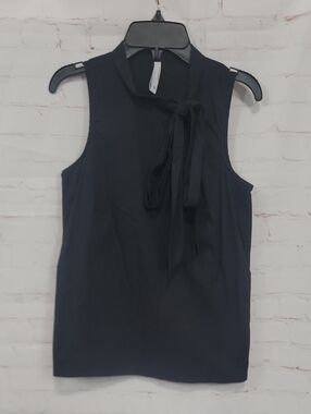 Old Navy Black Sleeveless Tie-Neck Camisole